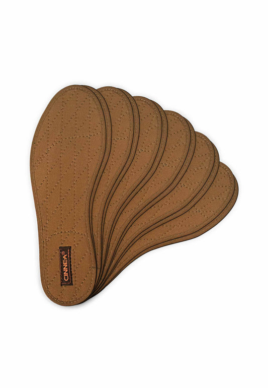 COTTON, brown, 6 pairs